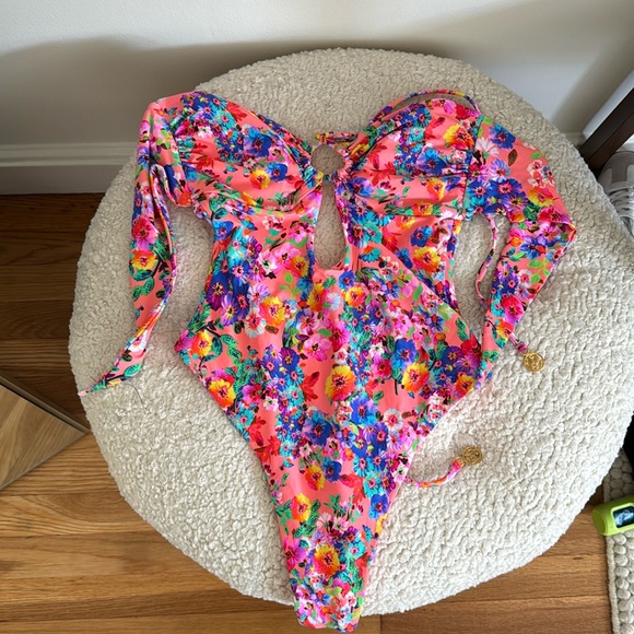 Luli Fama Other - One piece floral bathing suite